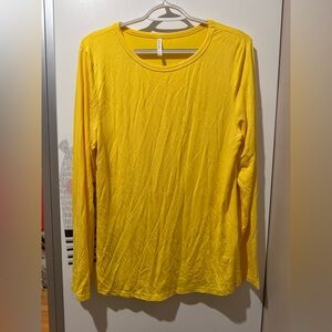 Sunny Yellow Long Sleeve Women's Top
